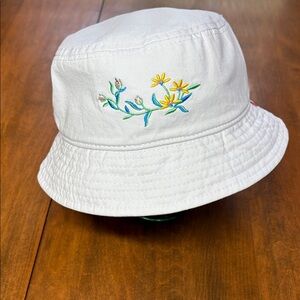 Nuzada Embroidered Floral Bucket Hat, Women’s M
